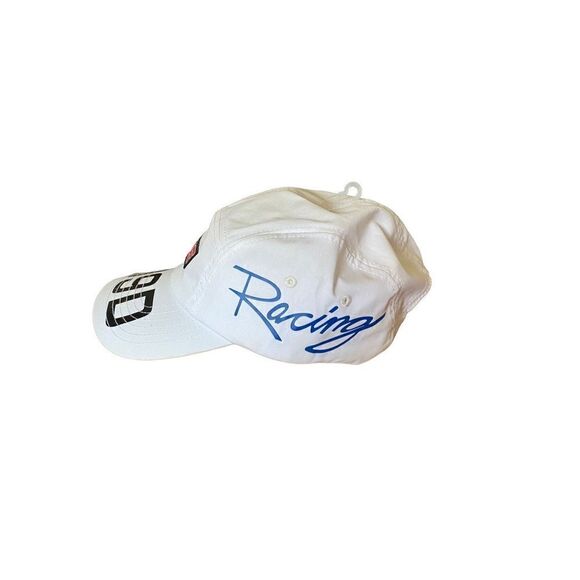 Dope NWT 1990 men’s racing checkered, flag, red white and black adjustable hat - Picture 4 of 5